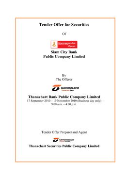 Siam City Bank Public Company Limited