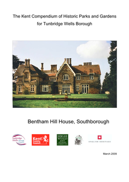 Bentham Hill House, Southborough