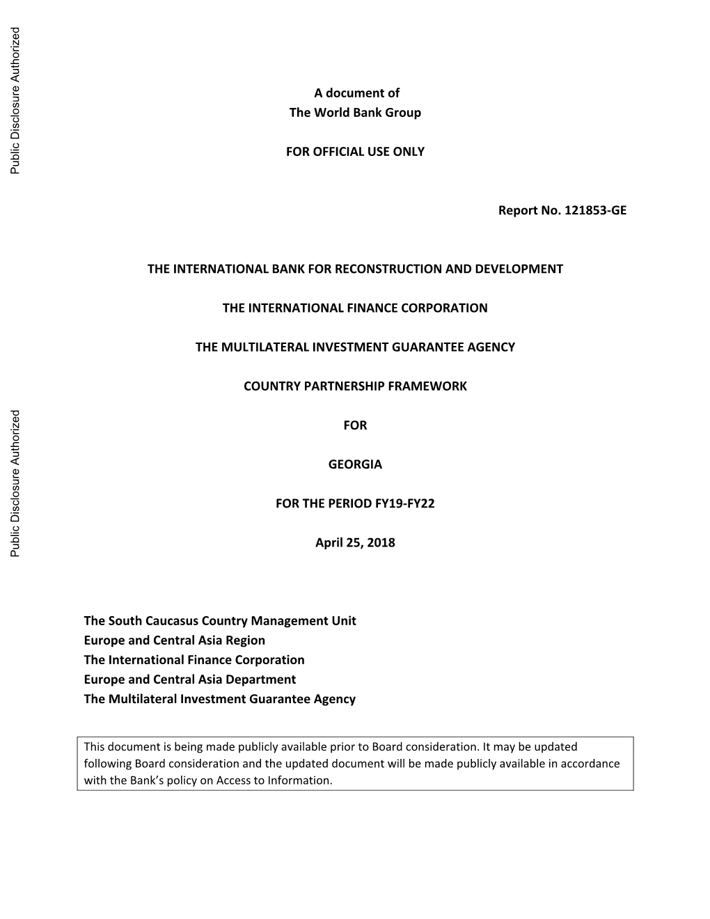 World Bank Document