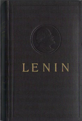 Collected Works of V. I. Lenin, Vol