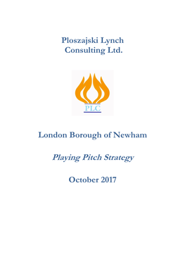 Newham Playing Pitch Strategy