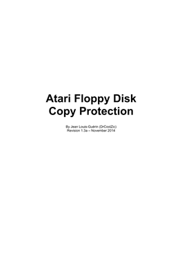 Atari Copy Protection
