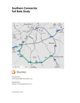 Southern Connector Toll Rate Study