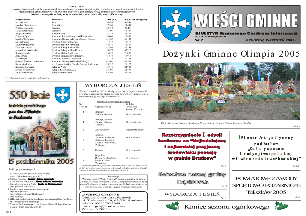 Wieści Gminne