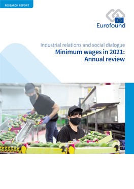 Minimum Wages in 2021: Annual Review