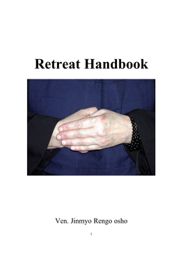 Retreat Handbook