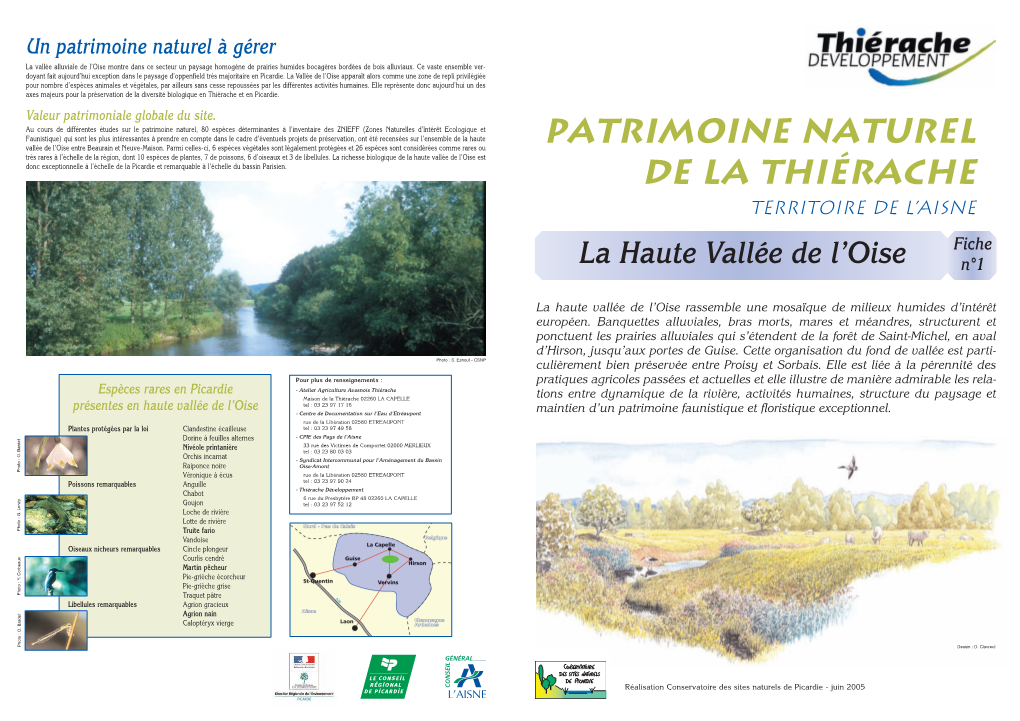 Patrimoine Naturel De La Thiérache Territoire De L’Aisne