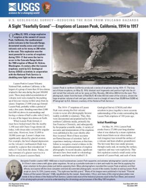 Eruptions of Lassen Peak, California, 1914 to 1917