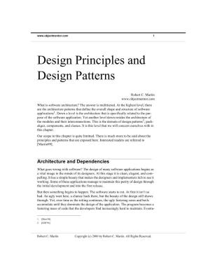 Design Principles and Design Patterns
