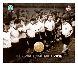 Fritz-Walter-Medaille 2016