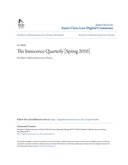 The Innocence Quarterly