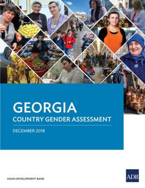 Georgia: Country Gender Assessment