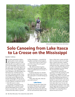 Solo Canoeing from Lake Itasca to La Crosse on the Mississippi