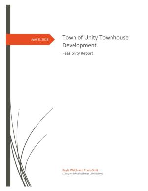 Unity Townhouse Study