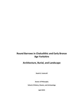 Round Barrows in Chalcolithic and Early Bronze Age Yorkshire