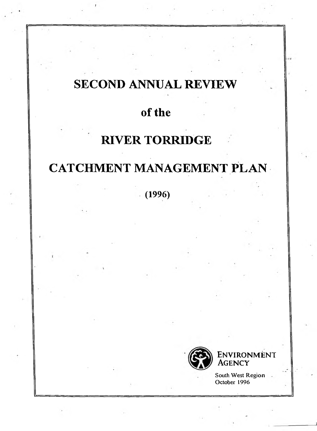 Second Annual Review River Torridge Catchment Management Plan