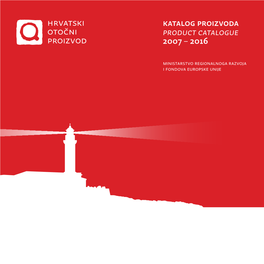 Katalog Proizvoda Product Catalogue 2007 – 2016