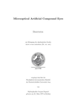 Microoptical Artificial Compound Eyes