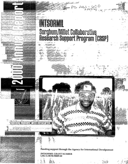 INTSORMIL 2000 Annual Report