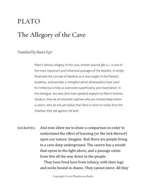 PLATO the Allegory of the Cave