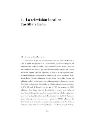 4. La Televisión Local En Castilla Y León