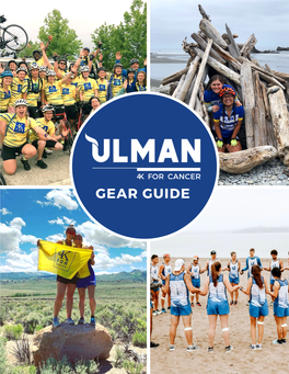 GEAR GUIDE Table of Contents