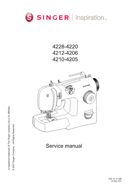 Service Manual 4228-4220 4212-4206 4210-4205