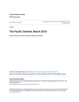 The Pacific Sentinel, March 2018
