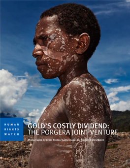 Gold's Costly Dividend: the Porgera Joint Venture