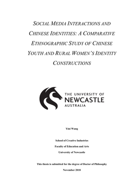 Social Media Interactions and Chinese Identities