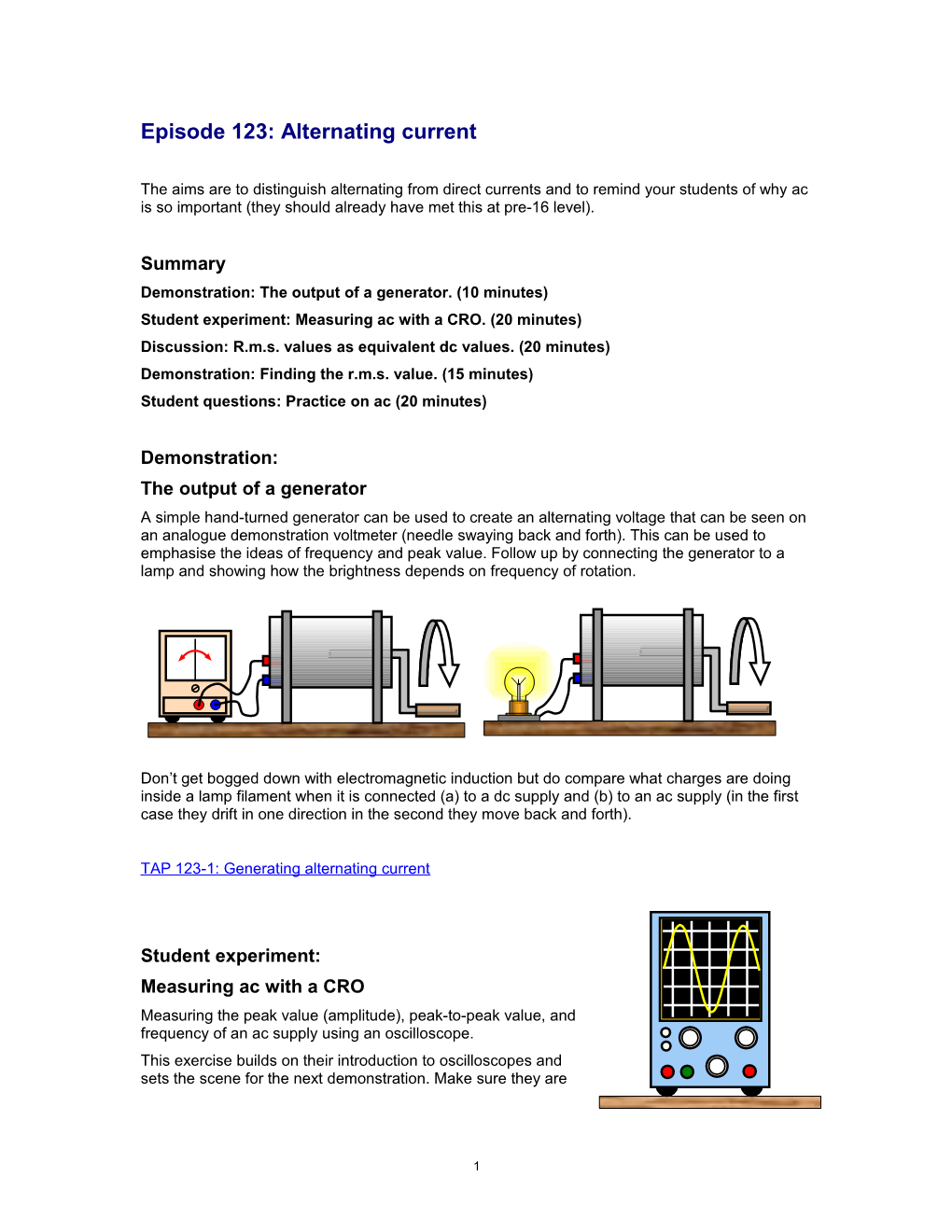 Teaching Advanced Physics s1