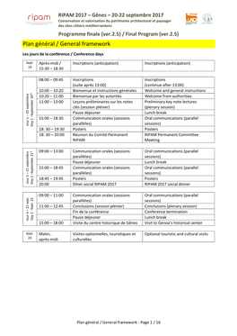 Programme Conference