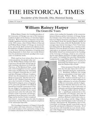 William Rainey Harper