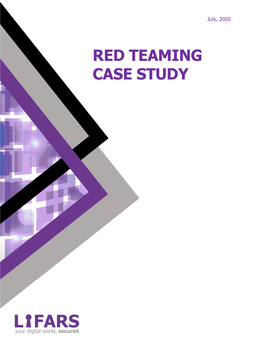 LIFARS Red Teaming Case Study