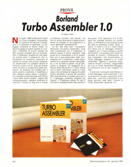 Turboassembler 1.0 Di Sergio Polini