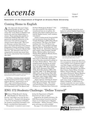 Accents Volume 9 Fall 2005