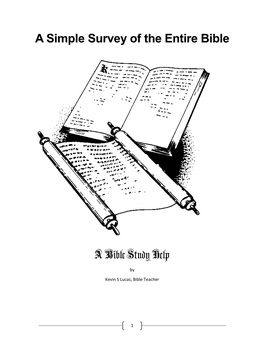 A Simple Survey of the Entire Bible a Bible Study Help