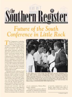 Future of the South Conference in Little Rock
