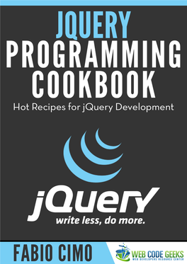 Jquery Programming Cookbook I