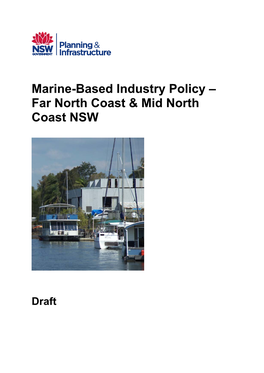 Marine-Based Industry Policy – Far North Coast & Mid North Coast