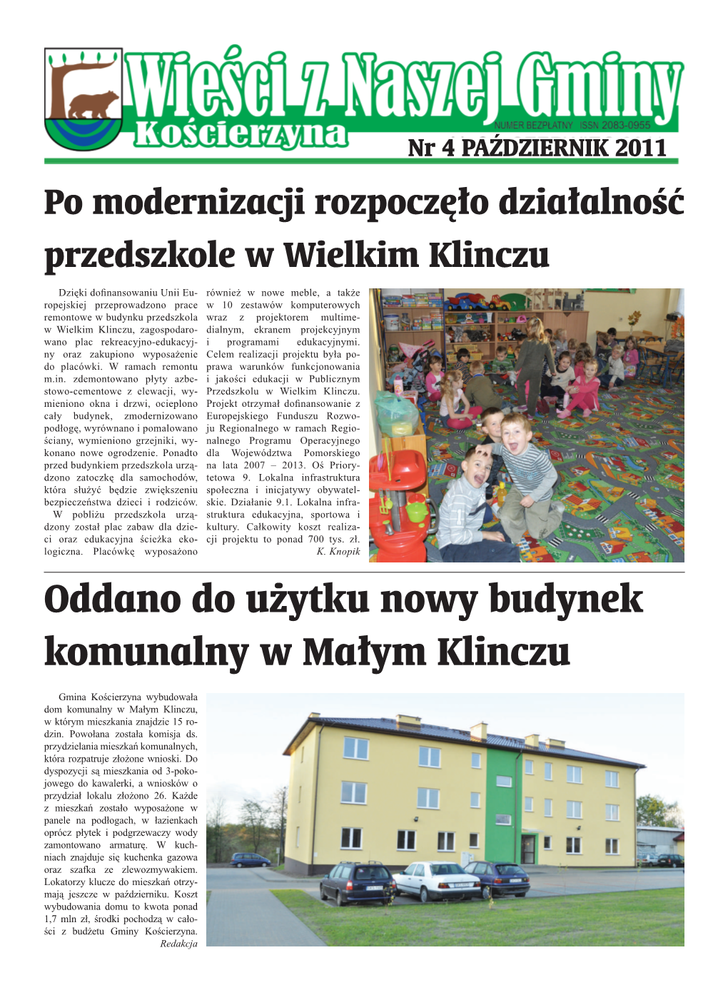 Oddano Do Użytku Nowy Budynek Komunalny W Małym Klinczu