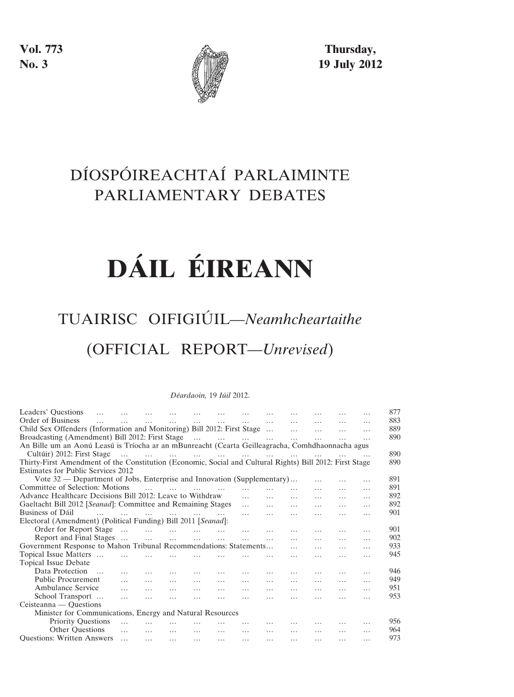 Dáil Éireann