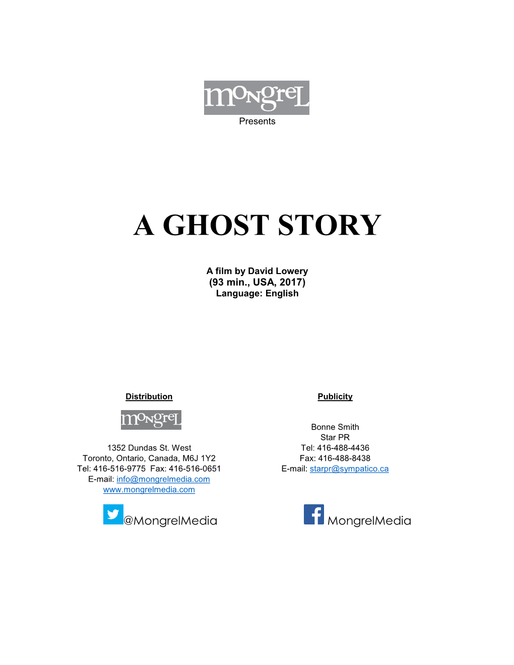 A Ghost Story