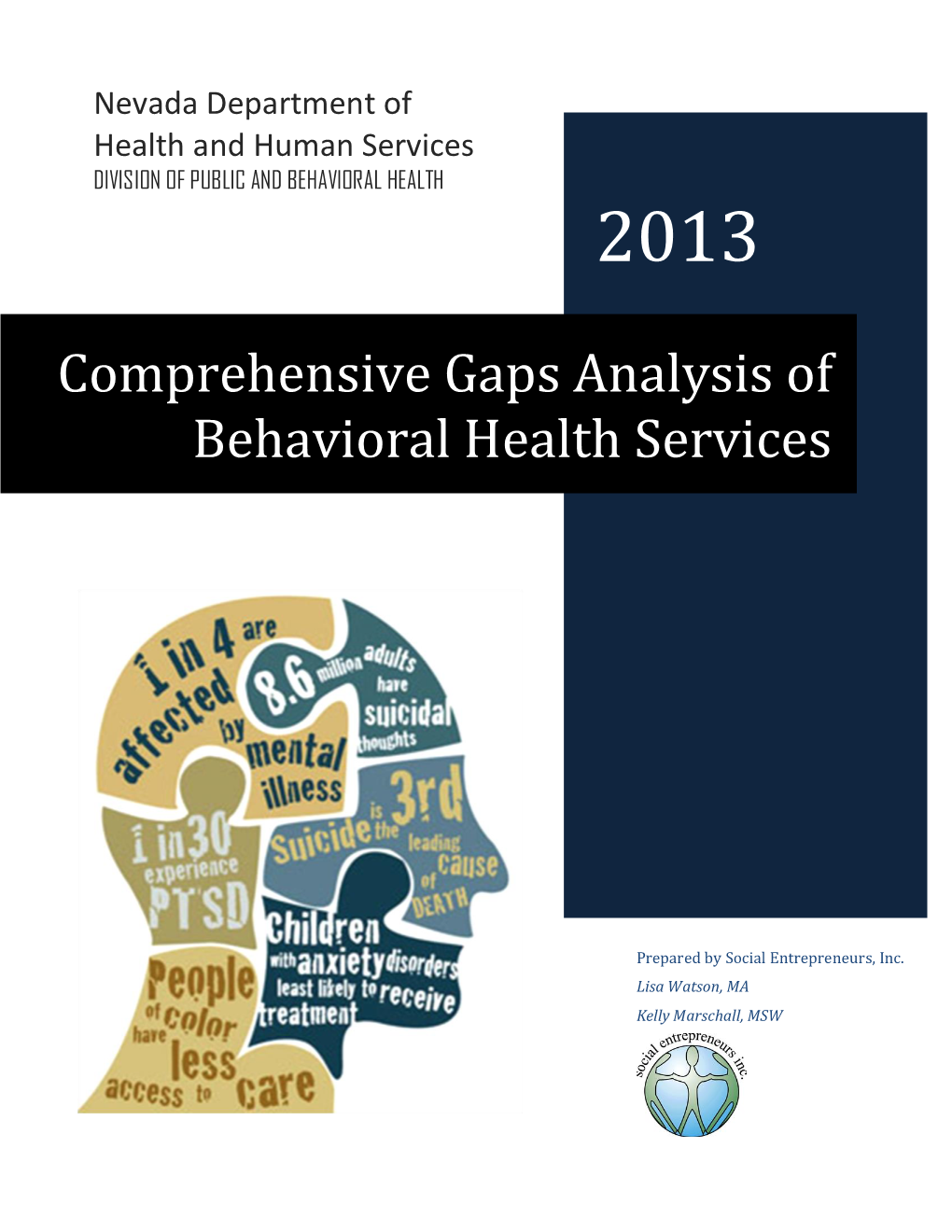 Comprehensive Gaps Analysis of Behavioral Health Services
