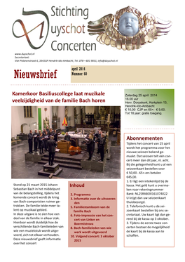 2015-04-11 Duyschot Nieuwsbrief 60