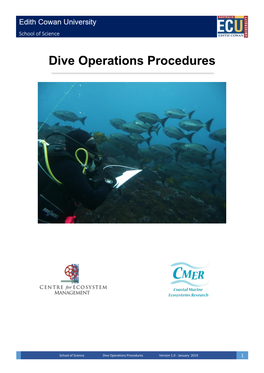 Dive Operations Procedures 2019