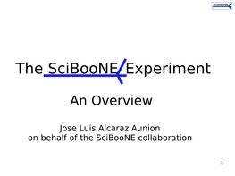 The Sciboone Experiment