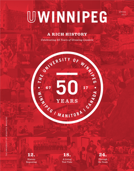 A RICH HISTORY Celebrating 50 Years of Growing Leaders