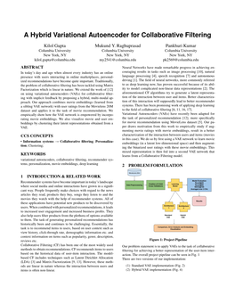 A Hybrid Variational Autoencoder for Collaborative Filtering