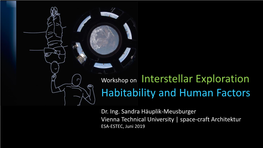 Habitability and Human Factors